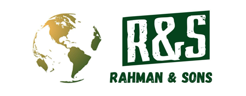 Logo gespacialiseerde supermarkt Rahman & Sons, partner van KdNS Heule