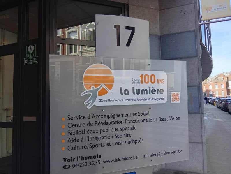 Pancarte d'accueil de La Lumière