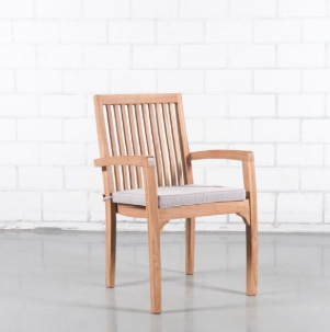 KUSSEN STAPELSTOEL " KOTAK ", TAUPE