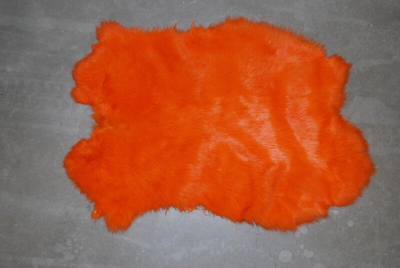 Konijnenvacht fel oranje