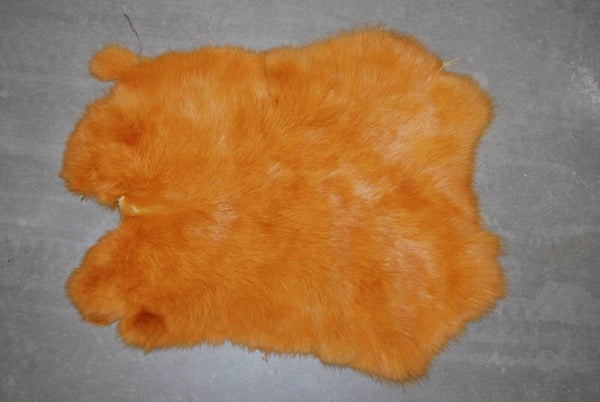 Konijnenvacht oranje gewoon