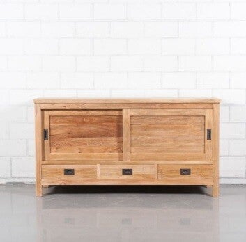 ** PRIJS OP AANVRAAG ** Dressoir Teak 150 x 45 x 80