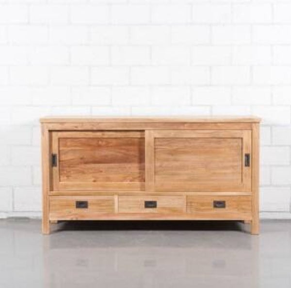 ** PRIJS OP AANVRAAG ** Dressoir Teak 150 x 45 x 80