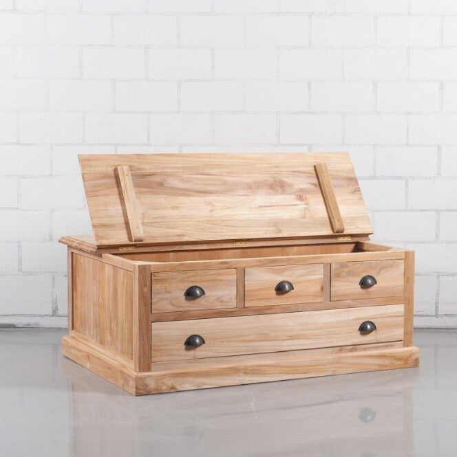 Koffer salontafel 125 x 85 x 50