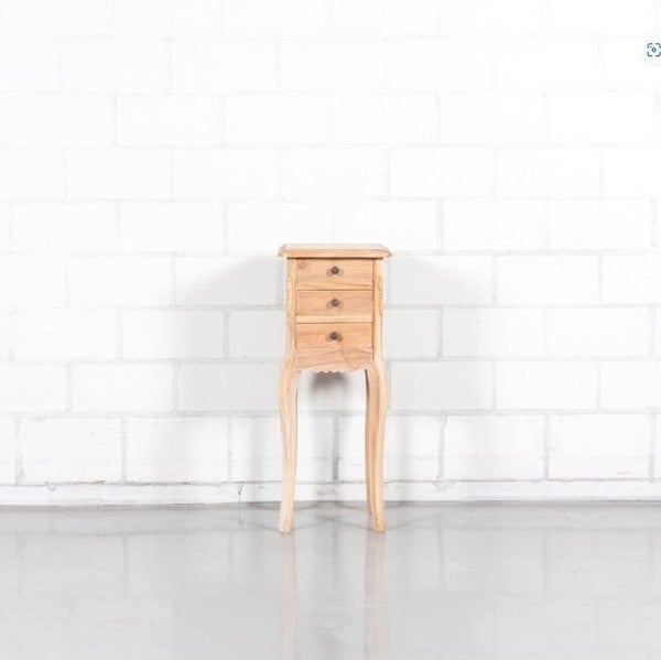 Telefoon kastje teak 30 x 30 x 75