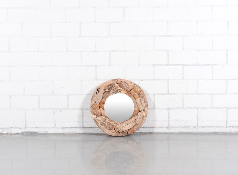 Mirror round Erosion in verschillende afmetingen