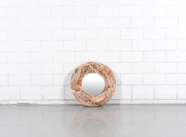 Mirror round Erosion in verschillende afmetingen