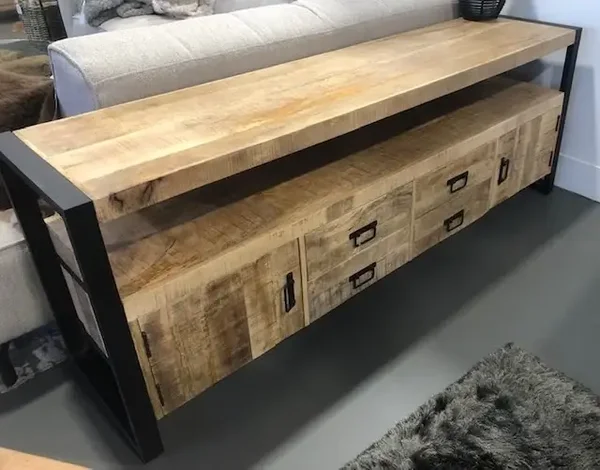 Tv meubel Mango/Metaal 190 x 45 x 70