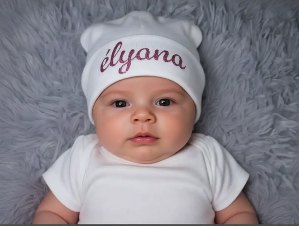 Bonnet naissance personnalisé