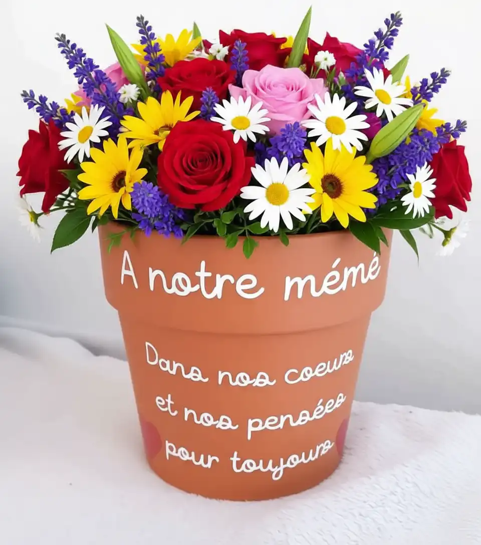 Pot de Fleur   personnalisé