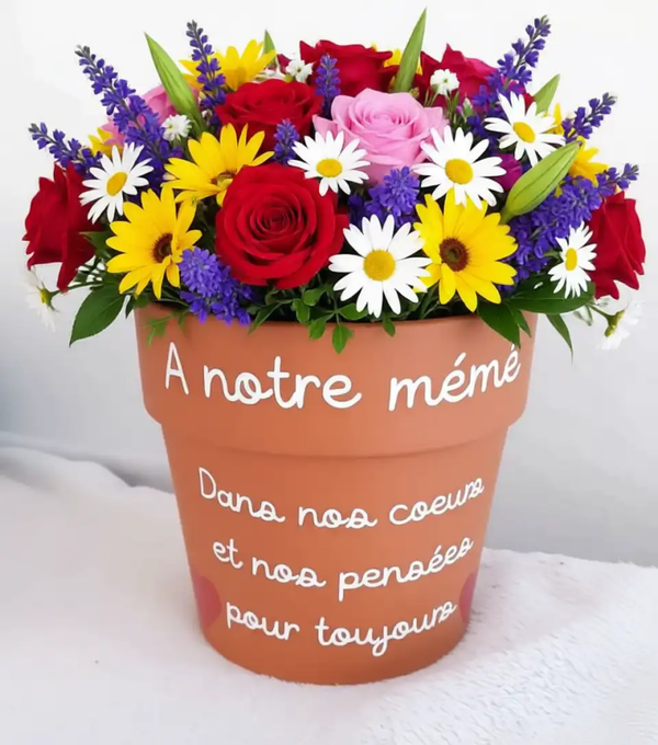 Pot de Fleur   personnalisé