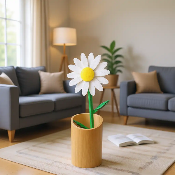 Marguerite  en bois