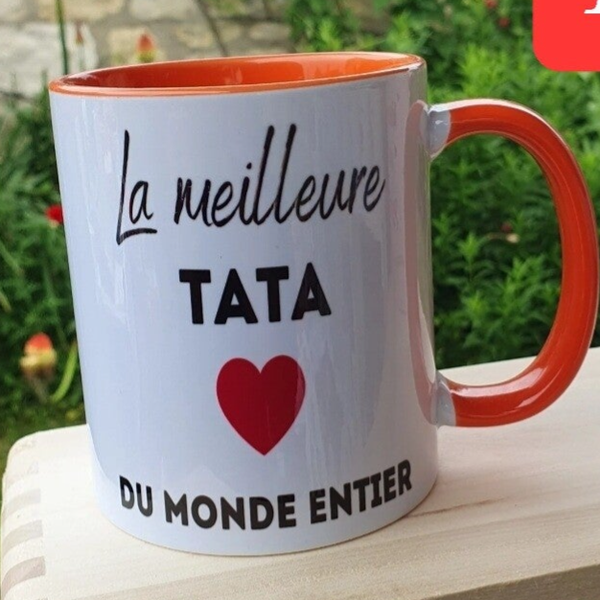 Tasse personnalisée design tata