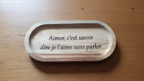 Petit plateau de présentation ou de decor