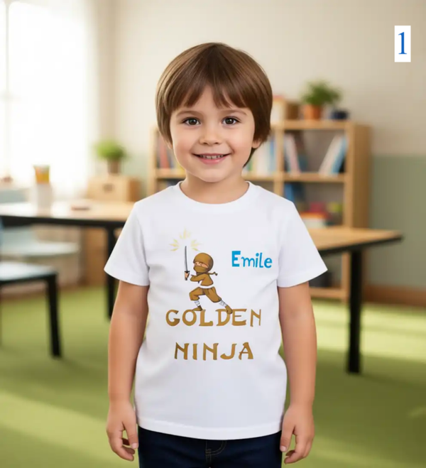 t-shirt à personnalisé garçon