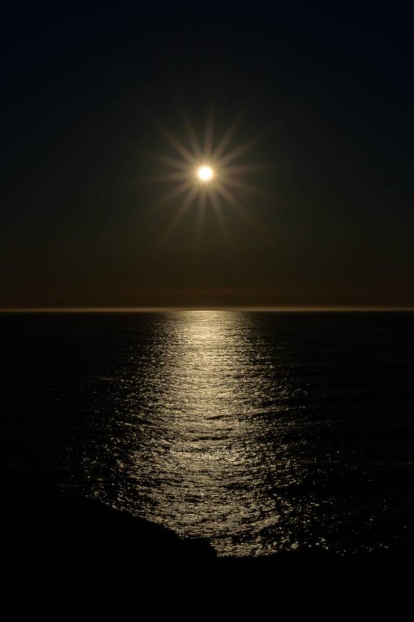 Une étoile brille dans le ciel