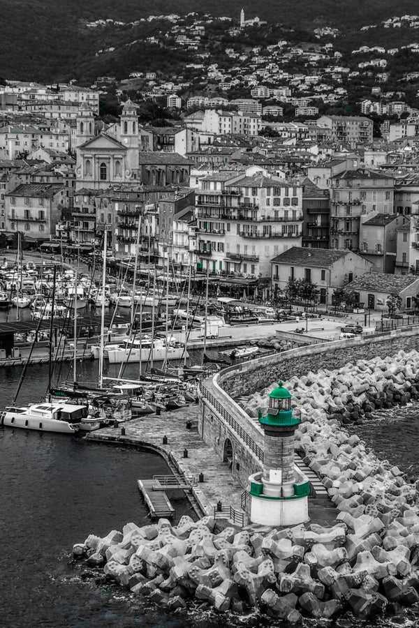 Zoom sur la ville de Bastia