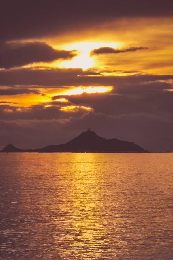L'heure dorée aux sanguinaires, Ajaccio