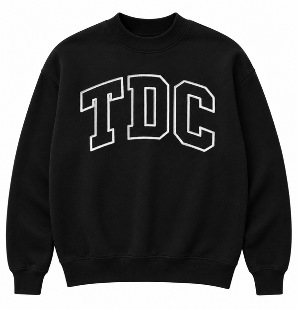 TDC EMBROIDERED CREWNECK