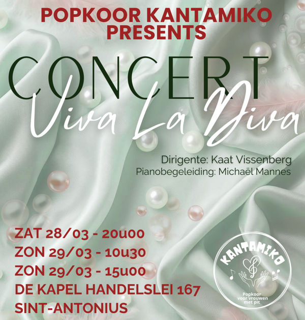 Inkomkaart ZONDAG namiddag 29/3/2026