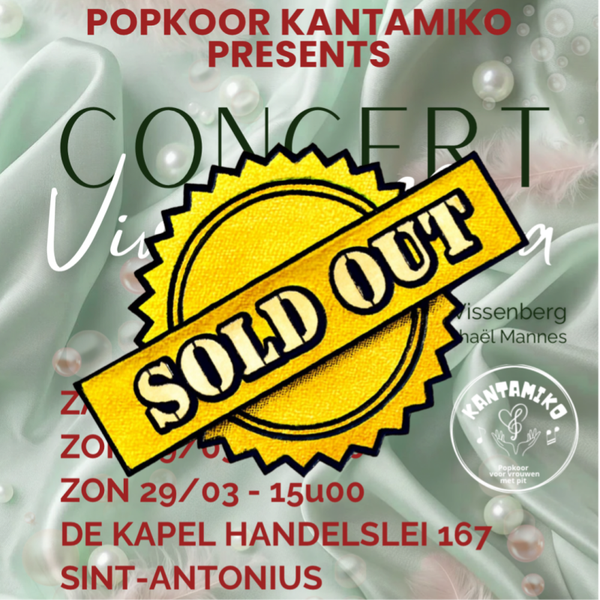 Inkomkaart ZONDAG namiddag 29/3/2026