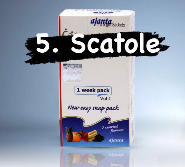 5 SCATOLE CON 35 BUSTINE/SCADENZA 2027 e/o 2028