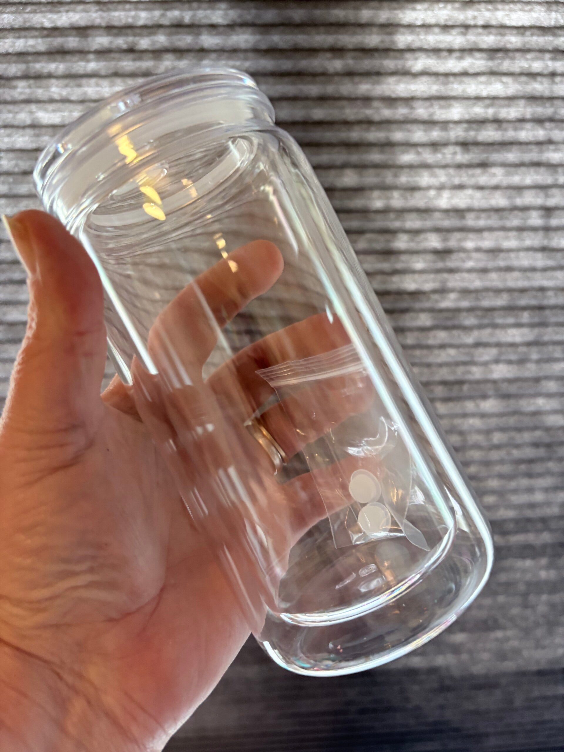 16oz Double Walled Snow Globe Tumbler