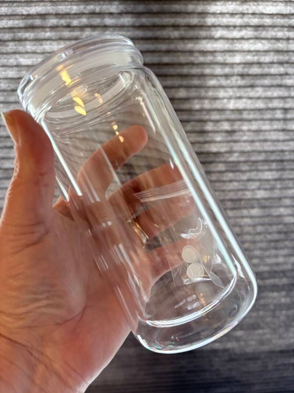 16oz Double Walled Snow Globe Tumbler