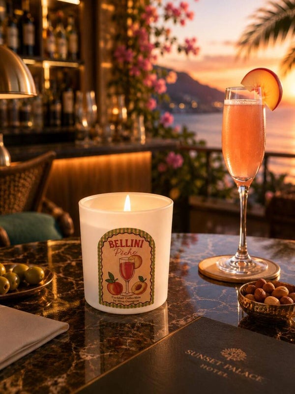 Bougie parfumée – Bellini Pêche