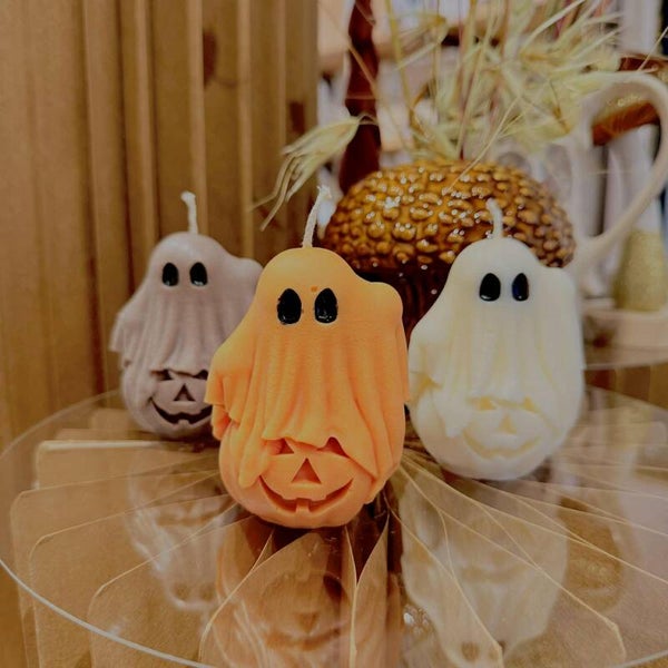 Bougie Fantôme Citrouille