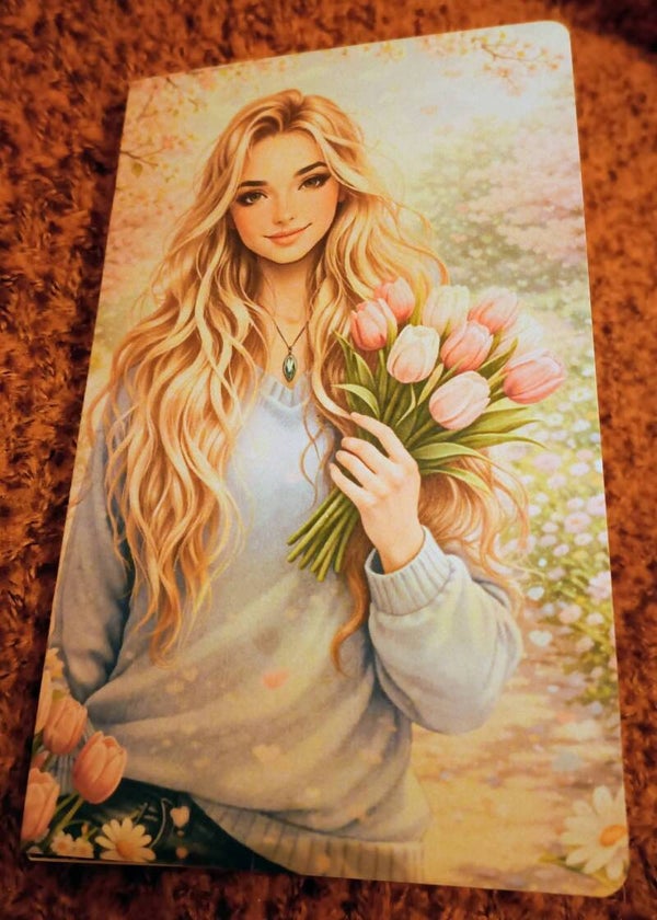 Lente klapkaart