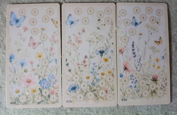 Spaarsetje vlinders