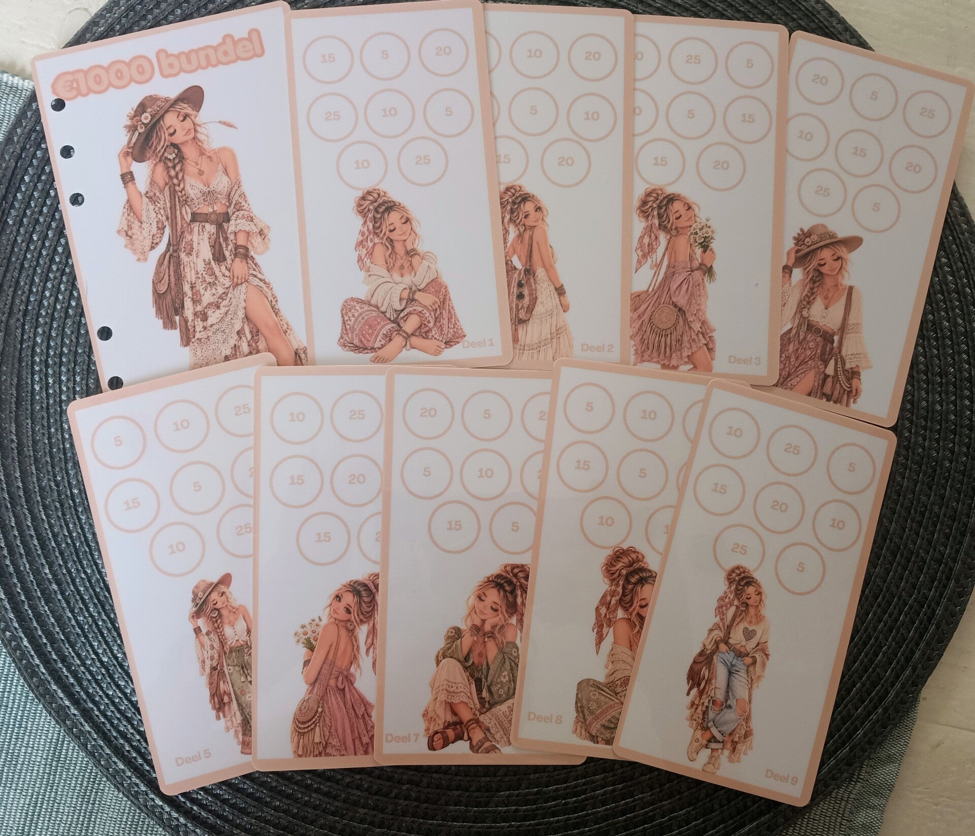 €1000 boho bundel