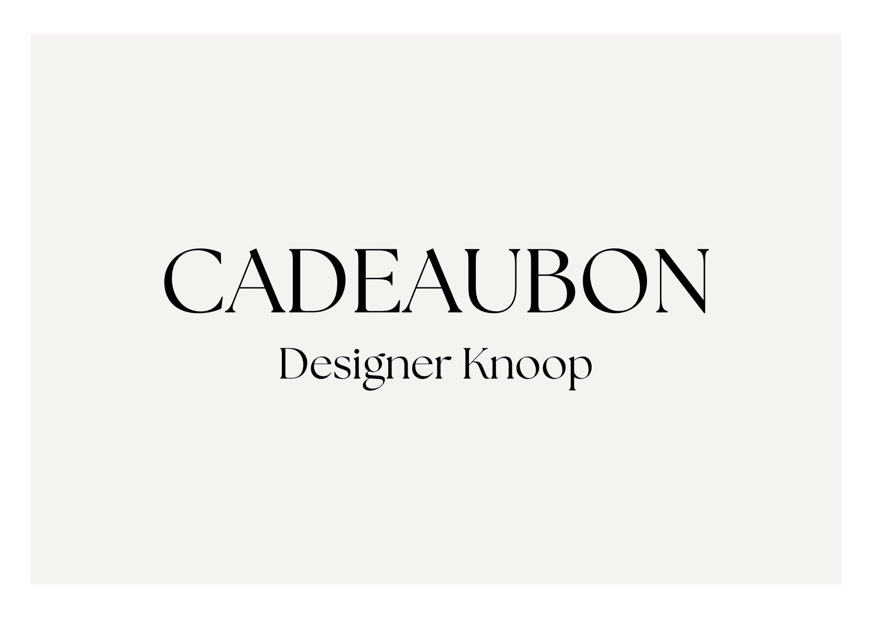 Cadeaubon €25