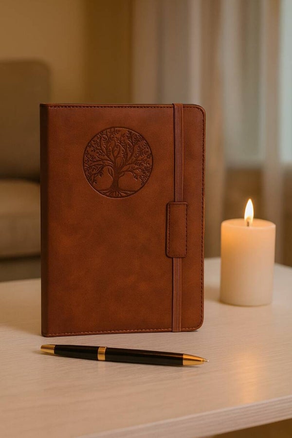Rooted in Grace Journal – Leather Hardcover, 256 Pages