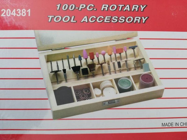 100 delige set met boortjes en freesjes