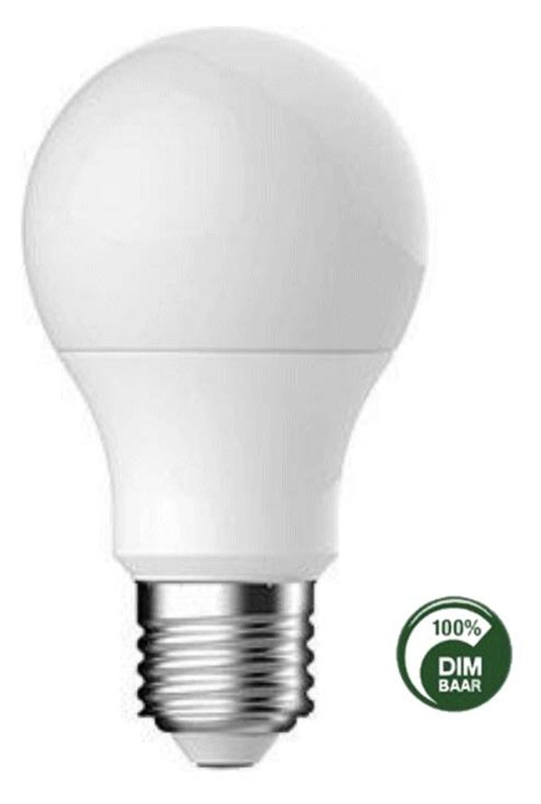 LED LAMP E27 WW 220V 8.3Watt (60watt) 806LUMEN 2700K Dimbaar