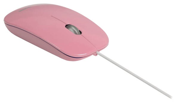 Sweex Bedrade Muis - Bureaumodel - 3 Knoppen - Roze