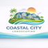 Coastal city landscaping