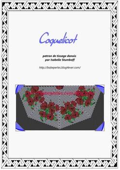 patron tissage danois coquelicot