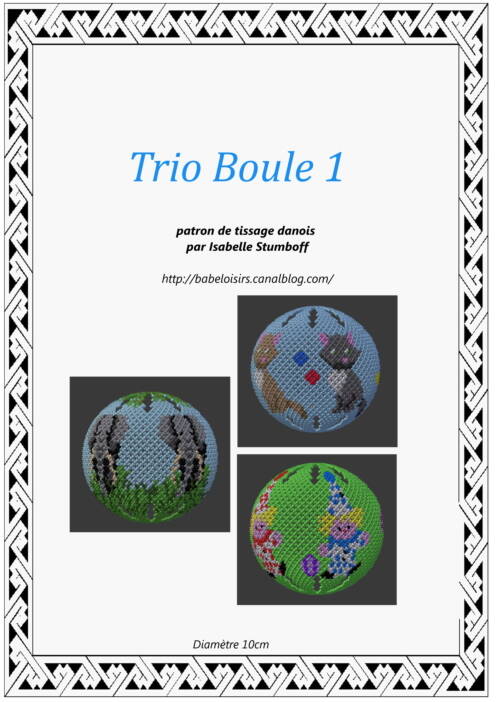 patron tissage danois chat elephant clown