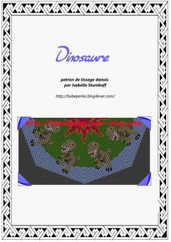 patron tissage danois dinosaure