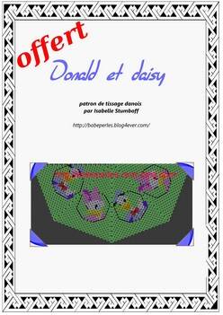 patron tissage danois donald et daisy