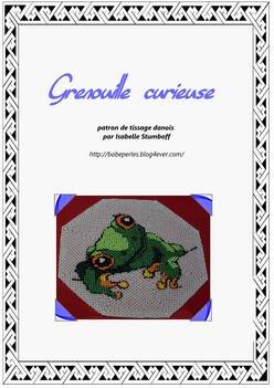 patron tissage danois grenouille