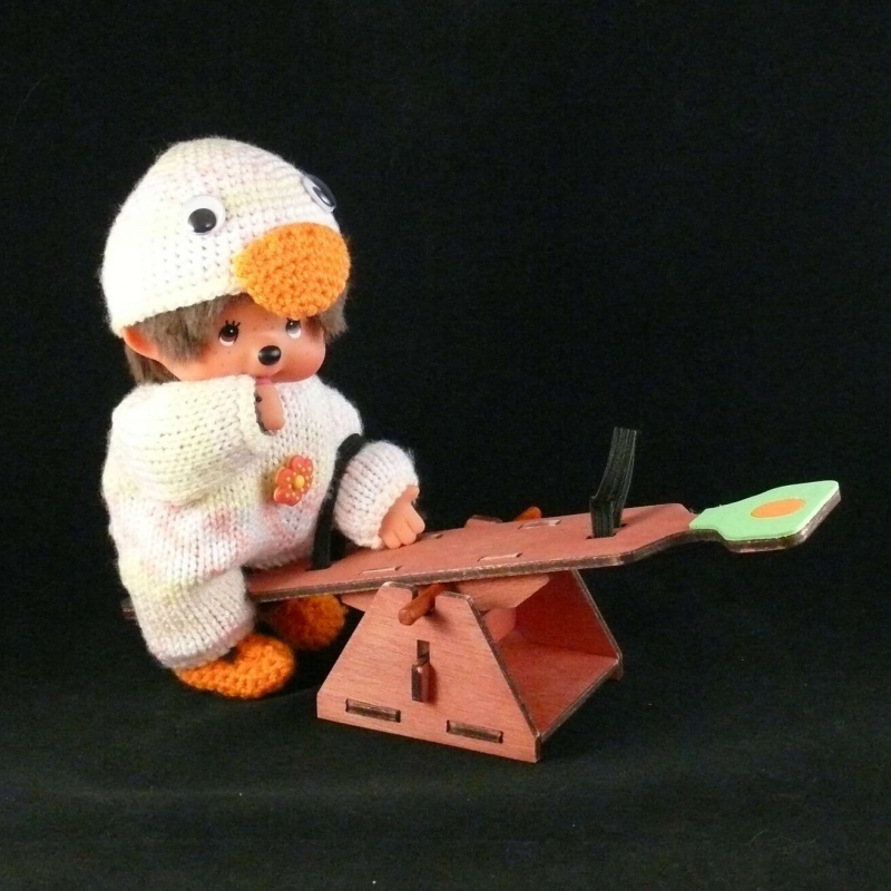 balançoire rouge kiki babe zaza