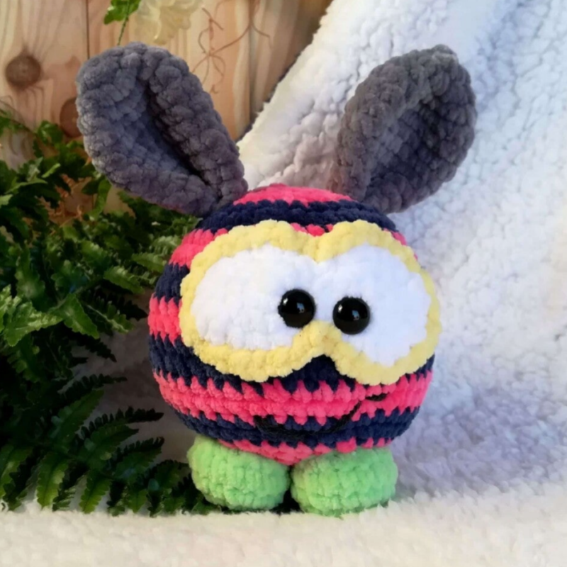 peluche boule velours