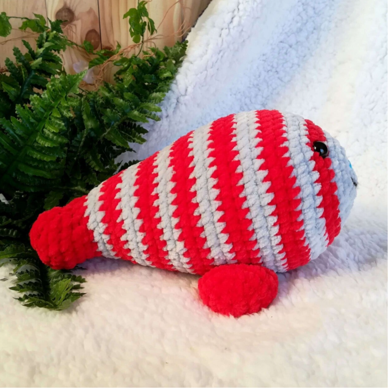 doudou bébé phoque velours