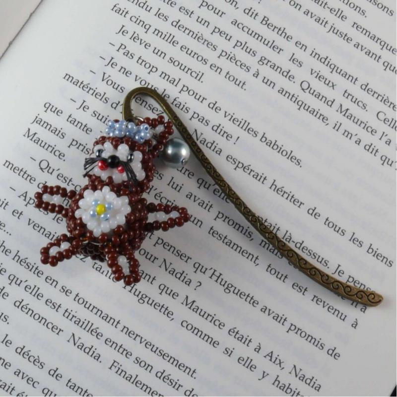 marque page en perles de babe zaza