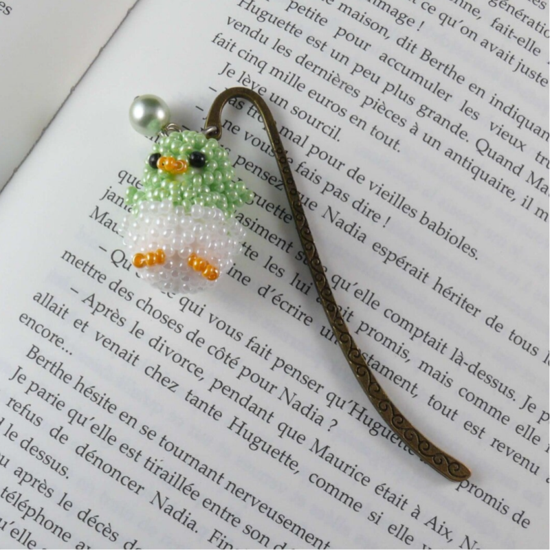 marque pages en perles de babezaza