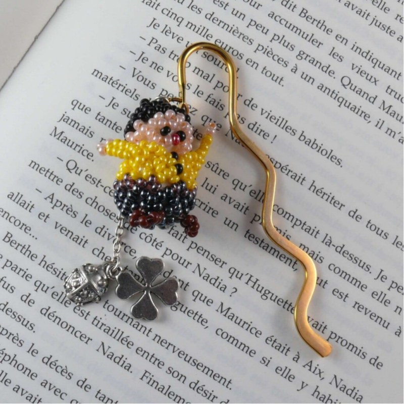 marque pages en perles de babezaza